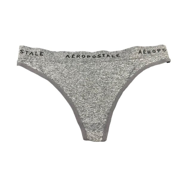 Aeropostale Women’s Size Medium Panty Thong Seamless Grey New Without Tags - Picture 1 of 8